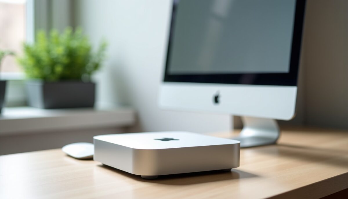 Mac mini silencieux : fonctionnement discret, ventilation maîtrisée et calme en usage quotidien
